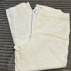 White Old Navy high rise pixie size 18